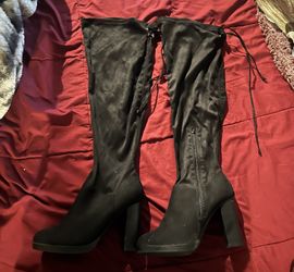 4 Pairs Of Knee High Boots