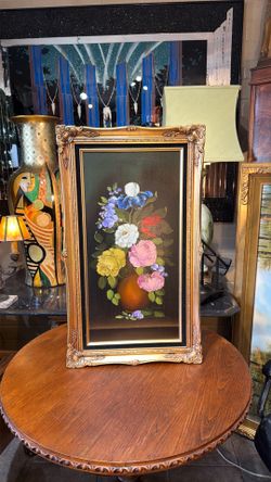 Vintage oil painting signed by the artist