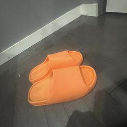 Orange Yeezy Slides Size13