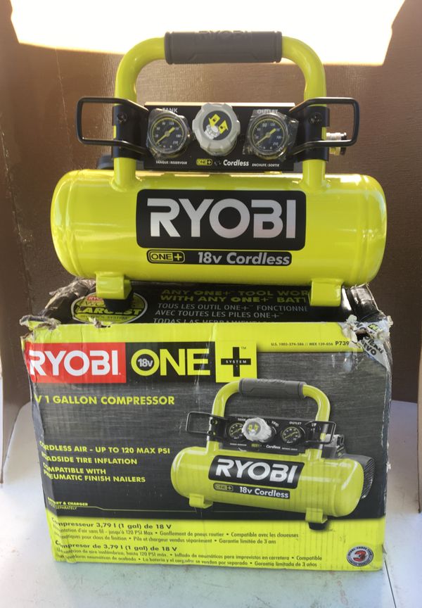 Ryobi one+ 18 volt 1 gallon portable air compressor Clearance