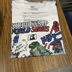 Awful Lot of Cough syrup ALOCS Dodgers World series white tee