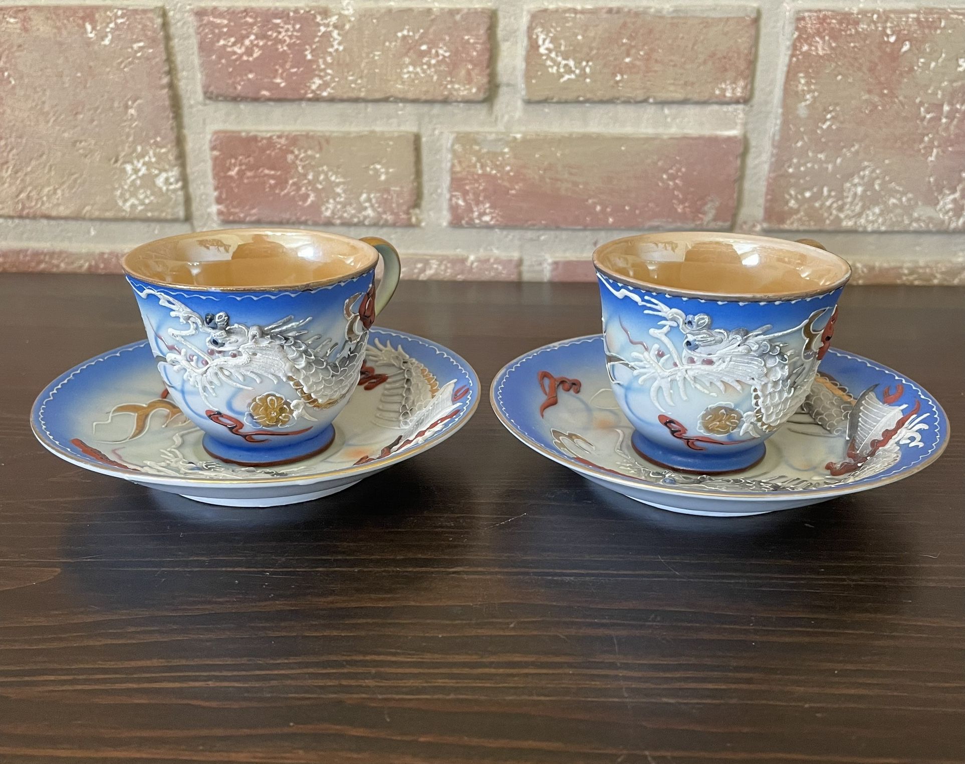 Vintage Normally China Dragon 4 Piece Tea Set Made in Japan.