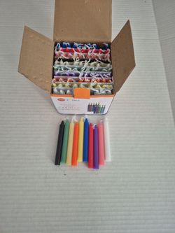 Birthday color candles