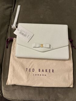 Ted Baker London White Bow Clutch Bag