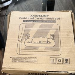 Amosijoy Cushioned Cat Hammock Bed