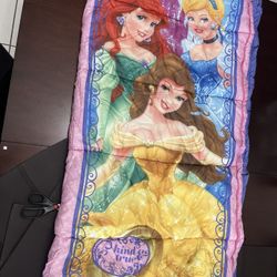 NEW! Disney Princess  Satin Sleeping  Bag