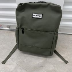 New Hunter Top Clip Backpack Green With Tags