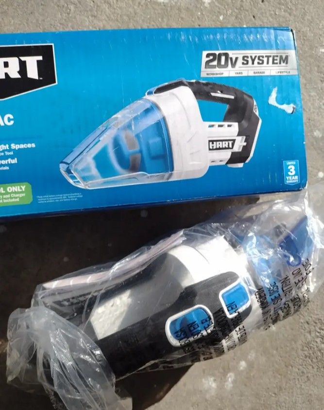HART 20Volt Cordless Hand Vacuum (Battery Not Included) for