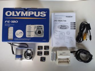 Olympus FE-180 Digital Camera 6.0MP, 2.5" Screen