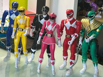 Mighty Morphon Power Rangers set of 6