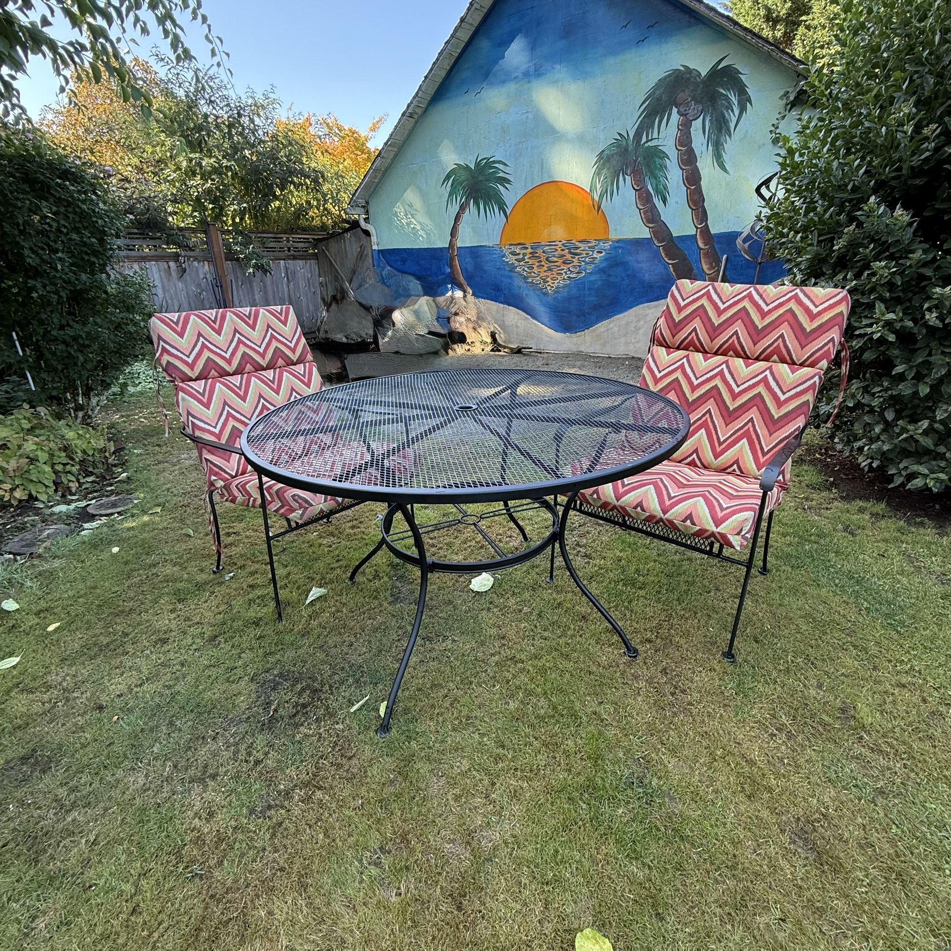 Wrought Iron Table And Chairs
