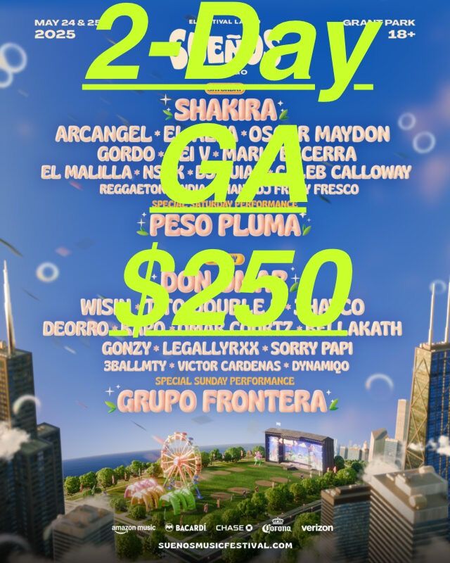 Sueños Music Festival 2025 2- Day Wristbands