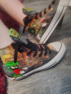 Marvin the Martian chuck taylor's