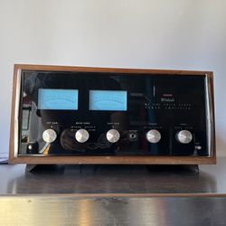 McIntosh MC2105 - Vintage Audiophile Stereo Power Amplifier w Walnut  Case