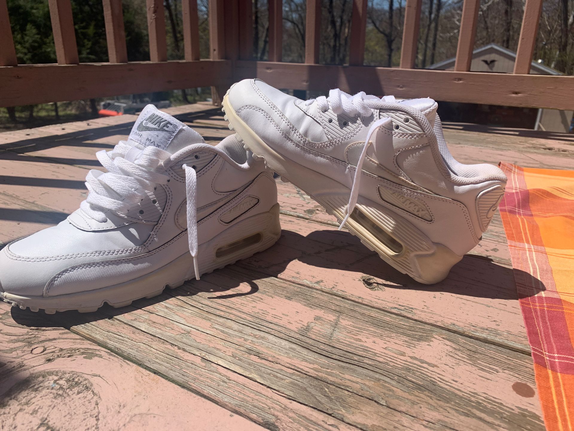 Nike air max 90 leather shoes