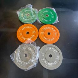 New 100lb Bumper Plate Set