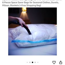 Jumbo Size Vacuum Sealing Bags (5) New In Box!