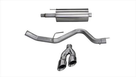 Corsa Performance Sport 3.0 in Cat-Back 4.0 in Twin Tips | 2015-2020 5.0L Ford F-150 V8