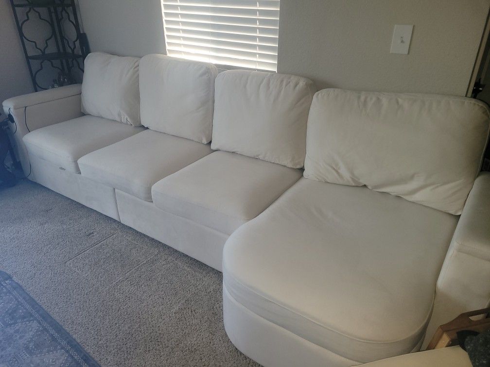 4 Seater Cream Sofa