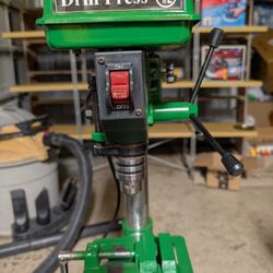 green benchtop drill press