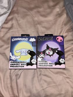 cinnamoroll & kuromi wall projection lights ✨