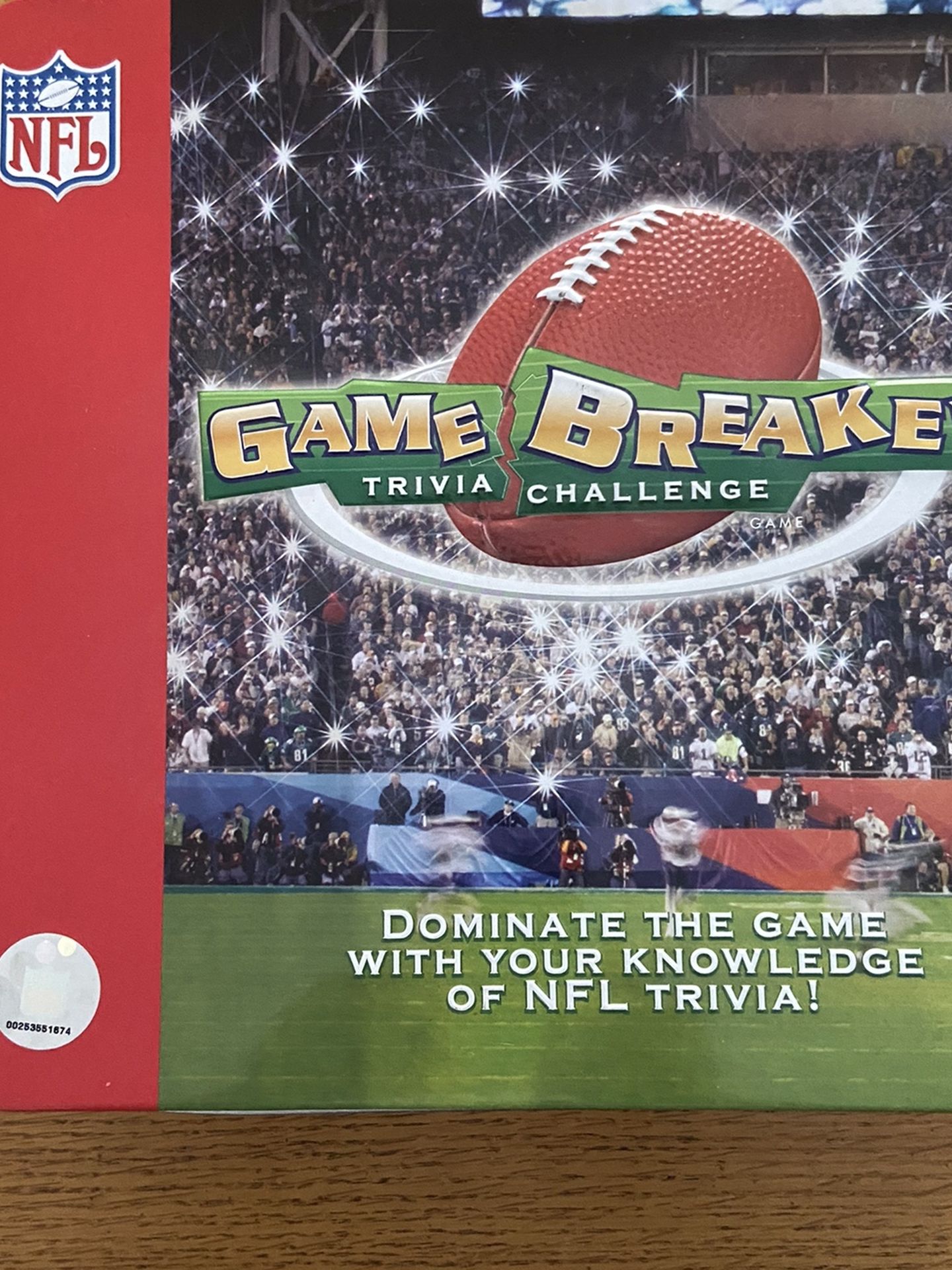 NFL Game Breaker Trivia Challange Game