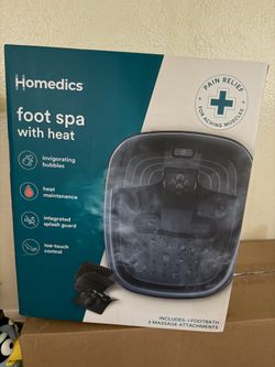 Foot spa with heat