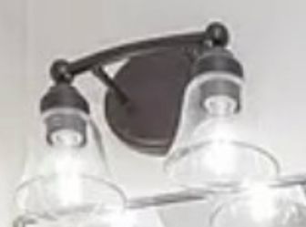 Light fixture Oil Bronze 2 glass