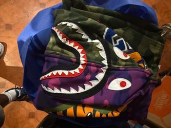 Bape camo hoodie size M