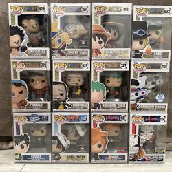 One Piece and other Anime Funko Pops