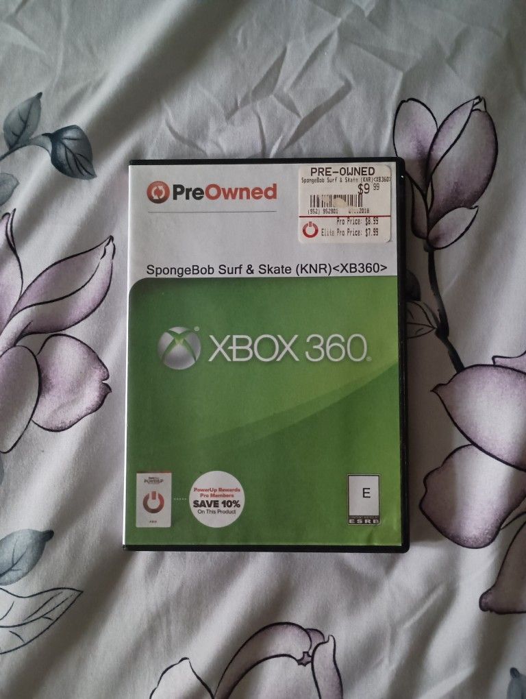 3/$10 🌟 SpongeBob Surf & Skate Roadtrip Xbox 360 Video Game