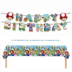Super Mario Bros Party Decorations 