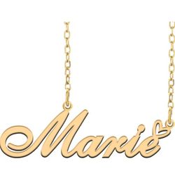 Super Cute Name Necklace (Marie♡)