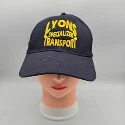 Vintage KC Lyons Specialized Transport (South Dakota) Navy Adjus. Snapback Hat. 8