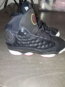 Kids Air Jordan 13 Retro Black Red Sneakers