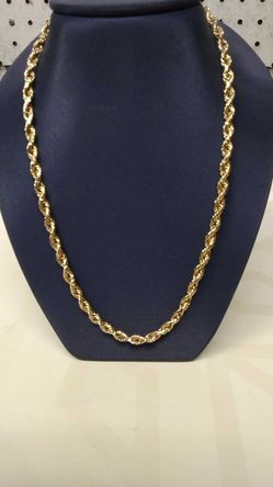 Rope Chain - Yellow Gold 14k (.585) 7.6 grams 24 inch