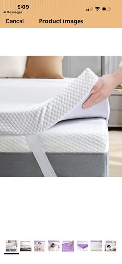 Gel Memory Foam mattress topper