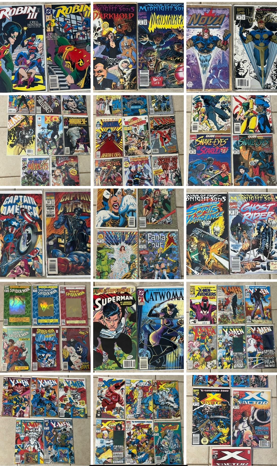🔥 Comic Book Lot – 71 Issues (Marvel + DC + 90s Keys) – $375