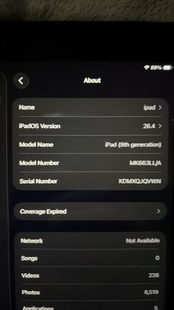 9th Gen iPad