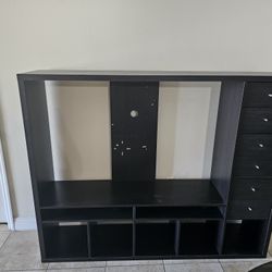 TV console with storage
