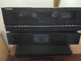 Marantz equilizer and cassette deck