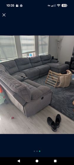 6pc power sectional