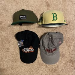 Fitted-Snap Back-Sinch Strap Hats-Top 2 Brand New