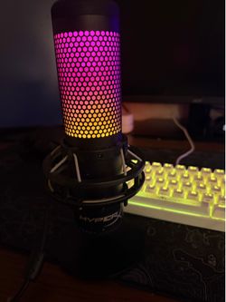 HyperX Quadcast S gaming microphone