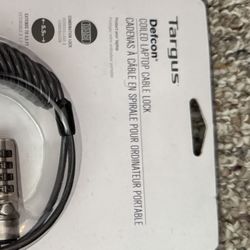 Targus Defcon Coiled Computer Lock Cable