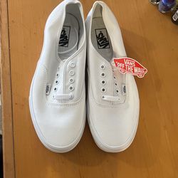 Brand New White vans With Tag