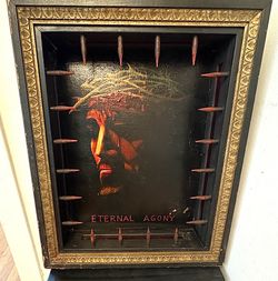 Vintage Eternal Agony Jesus Art