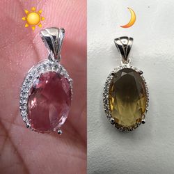 Sultanite Oval Pendant