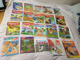 QTY 20 HIGHLIGHTS, PUZZLE MANIA HIDDEN PICTURES THIN BOOKS