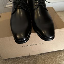 ***Dune London Black Dress Shoes Brand New Size 8 Men’s **$50 OBO***